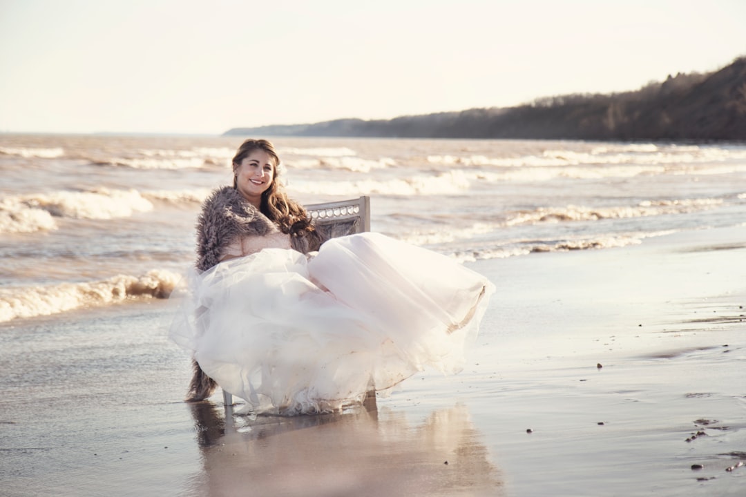 Photo Elegant bridal gown