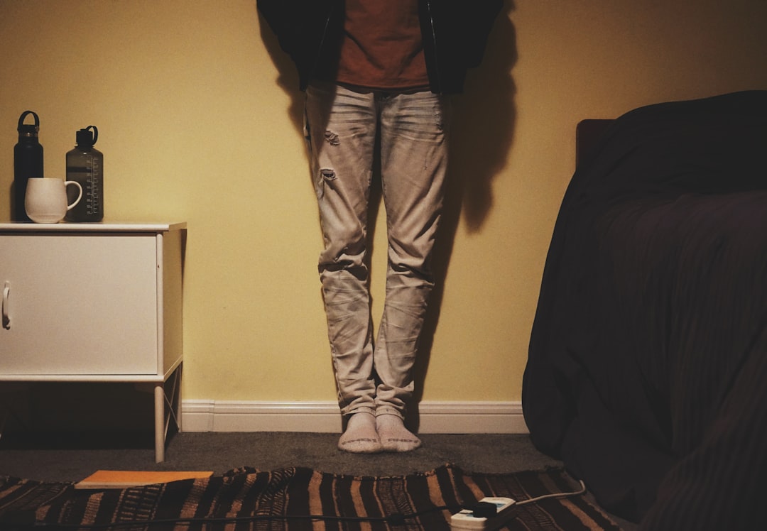 Photo high-waisted pants